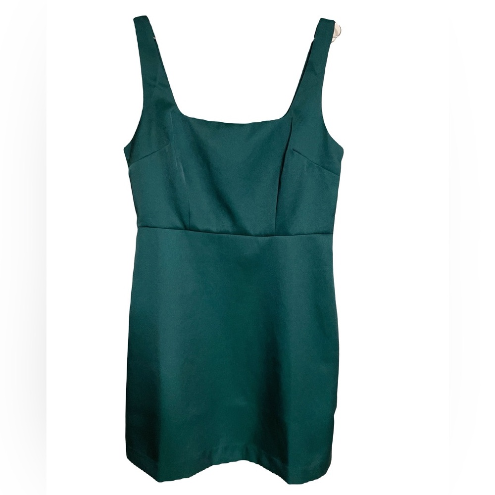 Emerald Green Mini Dress